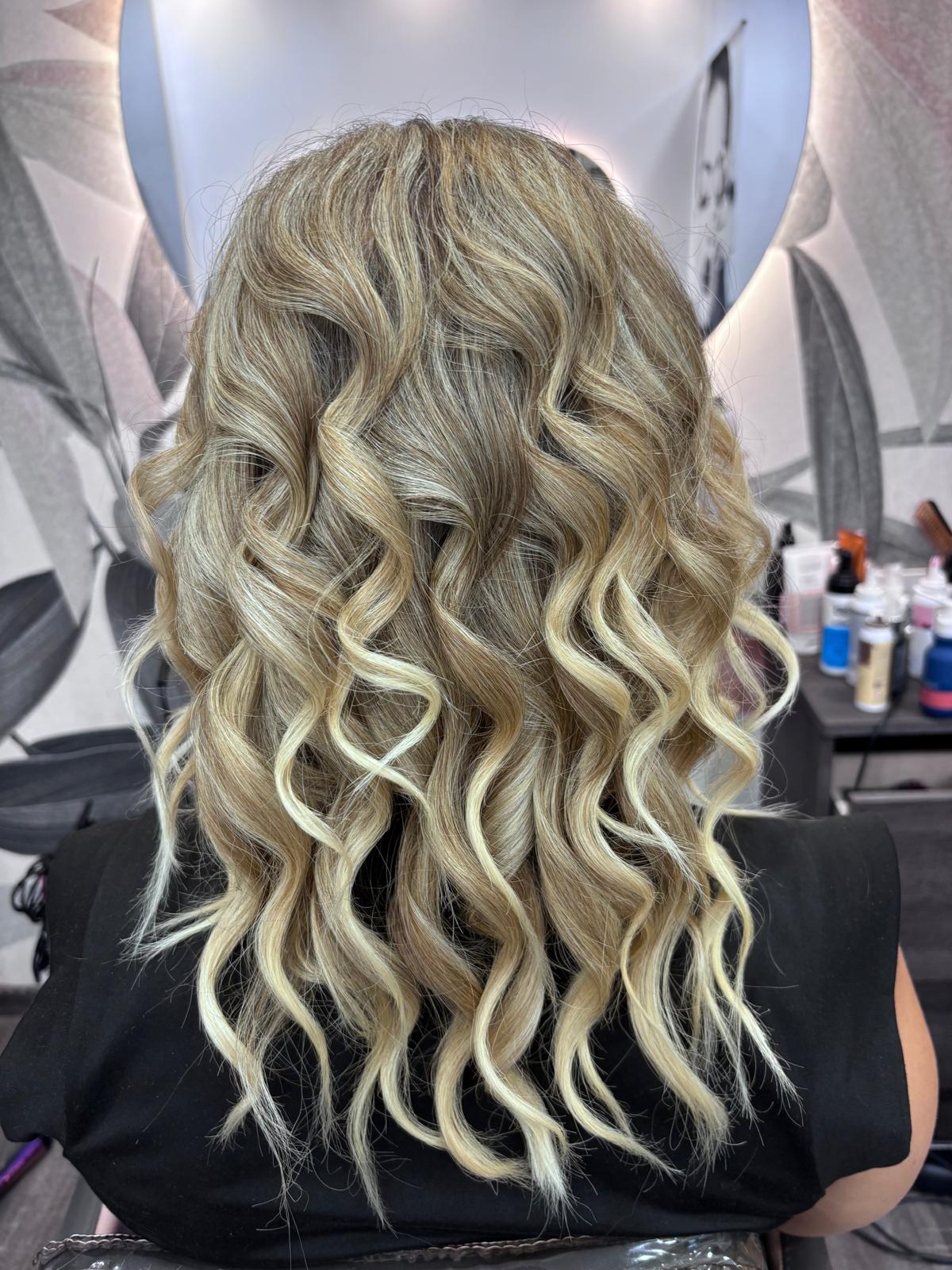 Professional hair color service